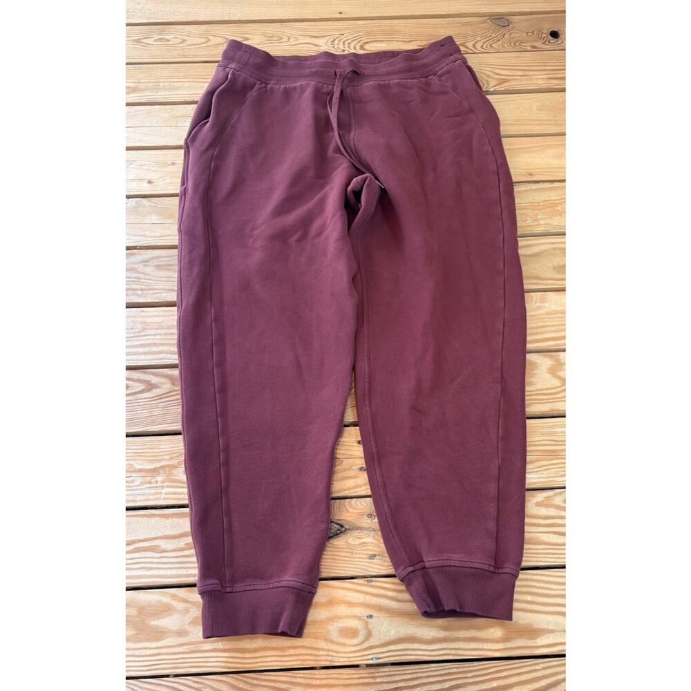 Lululemon Women’s Scuba Jogger Sweatpants Size 12 Maroon AA